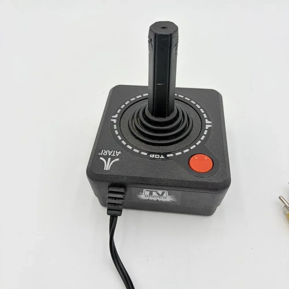 Atari Flashback TV Games Plug & Play Joystick Console Tested No Battery Cover